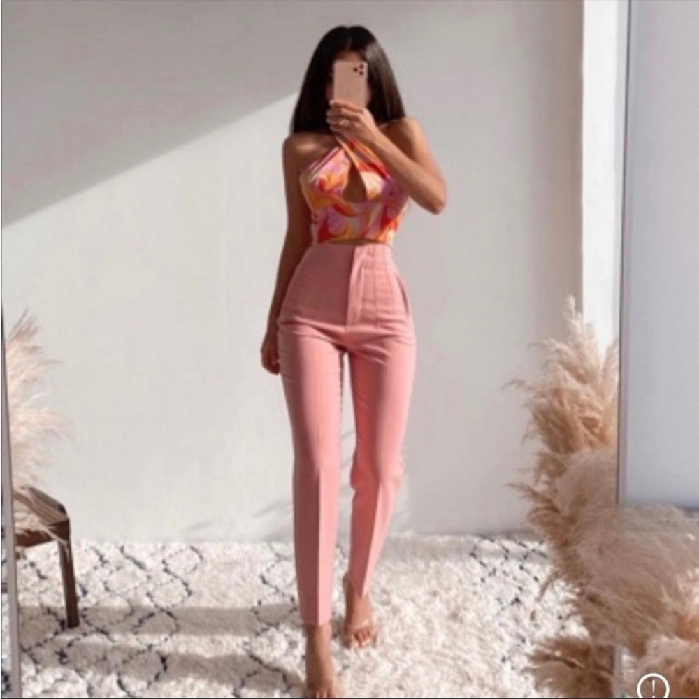 Zara high waisted pants size s